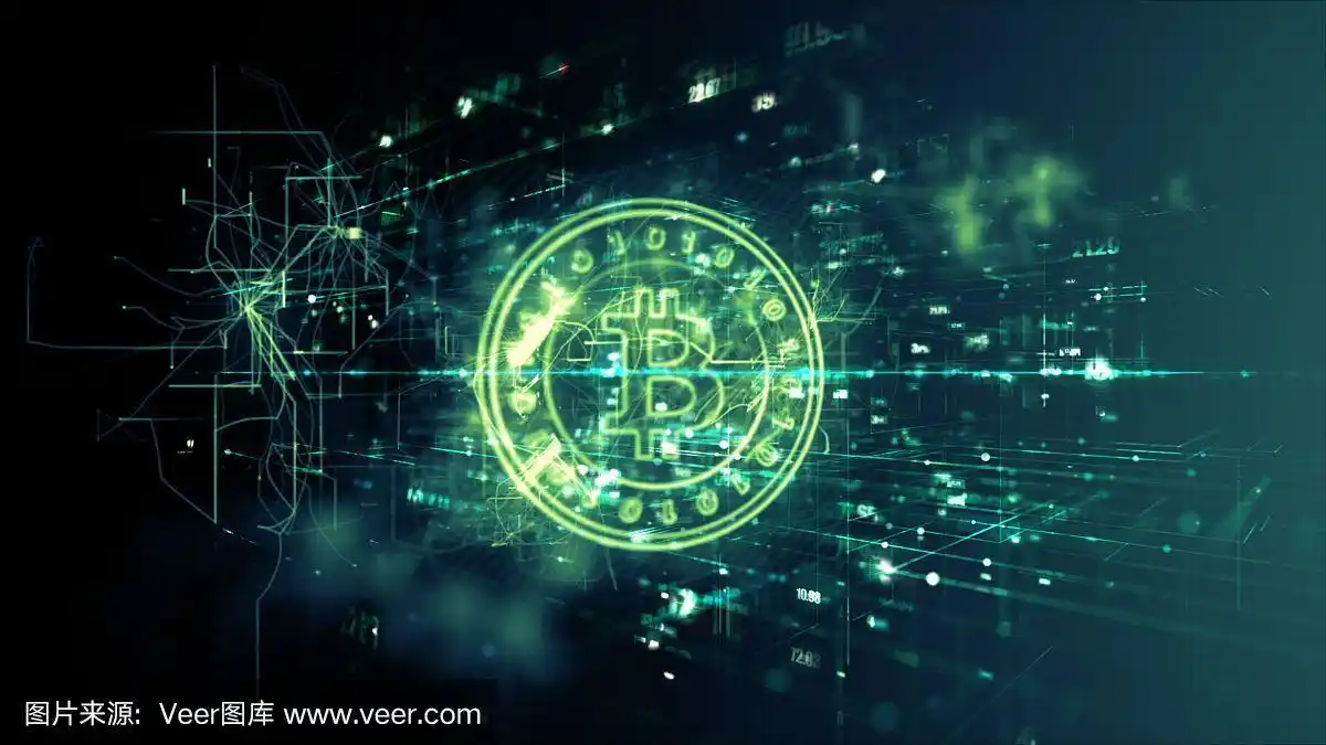 Modern eco-friendly mining farm powered by renewable energy