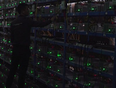 An expansive mining farm in Germany, illustrating the scale and efficiency of hosted operations for cryptocurrencies like BTC and ETH
